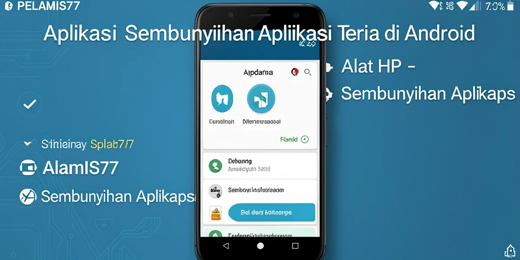 Antarmuka PELAMIS77 yang mengesankan untuk menyembunyikan aplikasi.