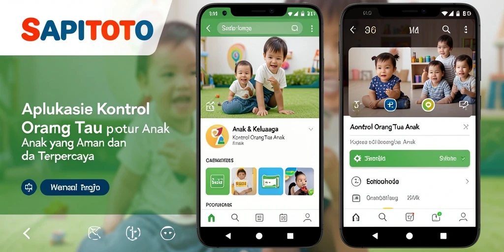 Antarmuka aplikasi SAPITOTO untuk kontrol orang tua yang intuitif dan mudah digunakan.